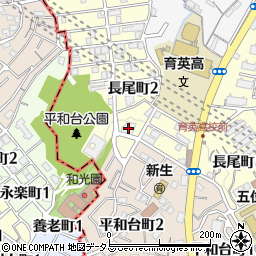 ツクイ神戸板宿周辺の地図