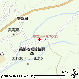 島根県益田市美都町都茂1826周辺の地図