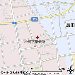 静岡県浜松市中央区松島町518周辺の地図