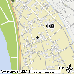 岡山県総社市中原884-3周辺の地図