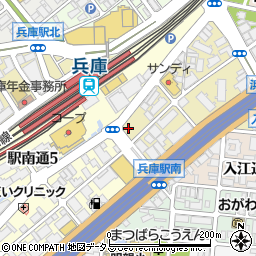兵庫大栄会館事務所周辺の地図