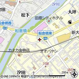 愛知県田原市神戸町後申20周辺の地図