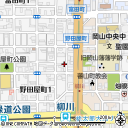 タイムズ野田屋町第４駐車場周辺の地図