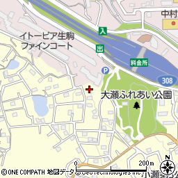 小瀬の里街区公園周辺の地図