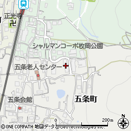 シャルマンコーポ枚岡公園Ｃ棟周辺の地図