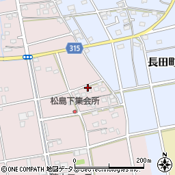 静岡県浜松市中央区松島町517周辺の地図