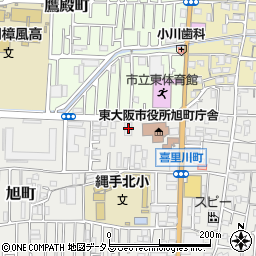 大阪法務局枚岡出張所周辺の地図