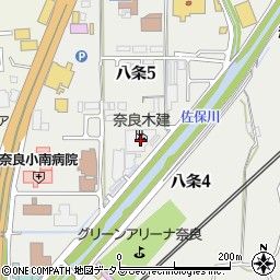奈良木建周辺の地図