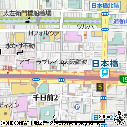 阪町パーキング周辺の地図