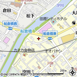 愛知県田原市神戸町後申周辺の地図