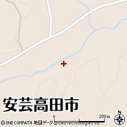 広島県安芸高田市吉田町西浦252周辺の地図