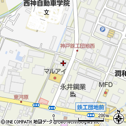 萬代本社ビル周辺の地図