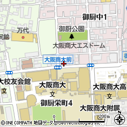 ウエルシア東大阪御厨中店周辺の地図