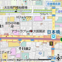 丸福珈琲店千日前本店周辺の地図