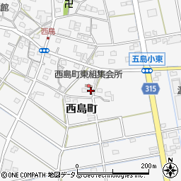 静岡県浜松市中央区西島町491周辺の地図