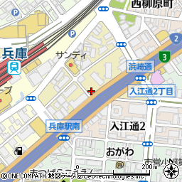 ザ・パーク浜崎通駐車場周辺の地図