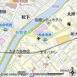 愛知県田原市神戸町後申21周辺の地図