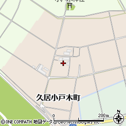 三重県津市久居小戸木町周辺の地図
