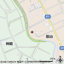 愛知県豊橋市西赤沢町原山周辺の地図