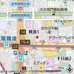 大阪Ｂ＆Ｖビル周辺の地図