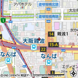 株式会社百五銀行　大阪営業部周辺の地図