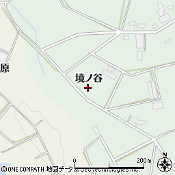 愛知県豊橋市城下町境ノ谷周辺の地図