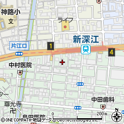 川崎周辺の地図