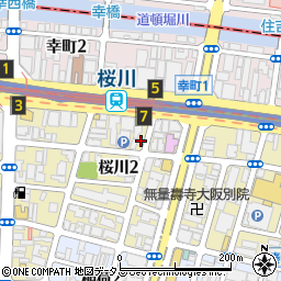 タイムズ桜川駅前第２駐車場周辺の地図