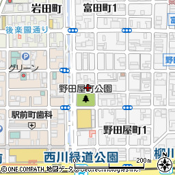 メナード岡山統轄販売株式会社周辺の地図