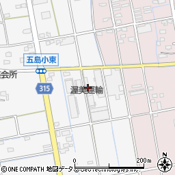 静岡県浜松市中央区西島町403周辺の地図