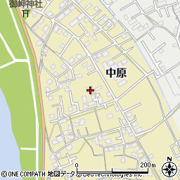 岡山県総社市中原882-2周辺の地図