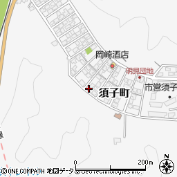 島根県益田市須子町55-8周辺の地図