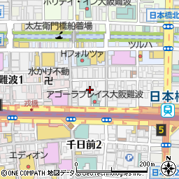 串皇 千日前店周辺の地図