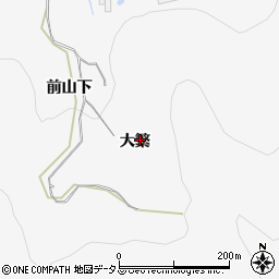 愛知県田原市仁崎町大繁周辺の地図
