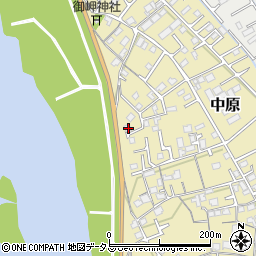 岡山県総社市中原898-3周辺の地図