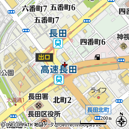 長田電話商会周辺の地図