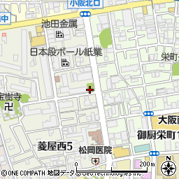 小阪第2公園周辺の地図