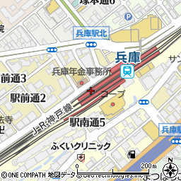 タイムズ兵庫駅前第３駐車場周辺の地図
