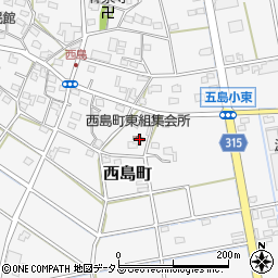 静岡県浜松市中央区西島町489周辺の地図