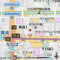 伊賀牛 焼肉 えん en 難波本店周辺の地図