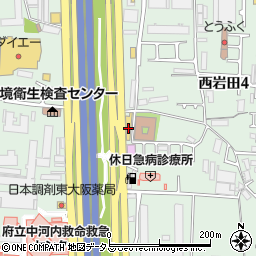 浜屋株式会社　中環東大阪店周辺の地図