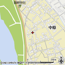 岡山県総社市中原873-8周辺の地図