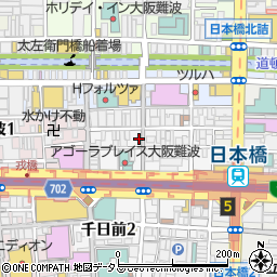 もつ無双 ゆまる 千日前本店周辺の地図