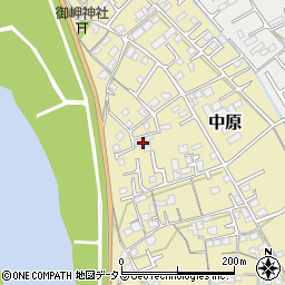 岡山県総社市中原873-9周辺の地図