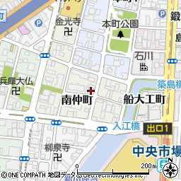 中央食肉株式会社　本社事務所　販売二課周辺の地図