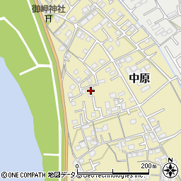 岡山県総社市中原873-10周辺の地図