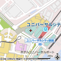 ザパークフロントホテルアットユニバーサル・スタジオ・ジャパン駐車場周辺の地図