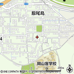 岡山県岡山市中区原尾島周辺の地図