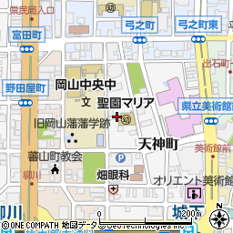 岡山聖園子供の家周辺の地図