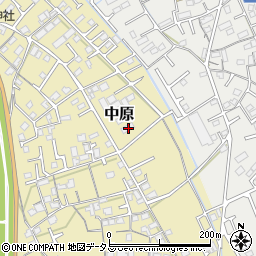 岡山県総社市中原837-1周辺の地図